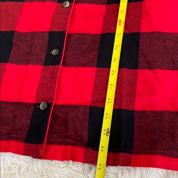 LOVE BY GAP Women’s Flannel Plaid Pajamas/Shorts/Eye Mask Set Size XL NWT - Picture 5 of 13